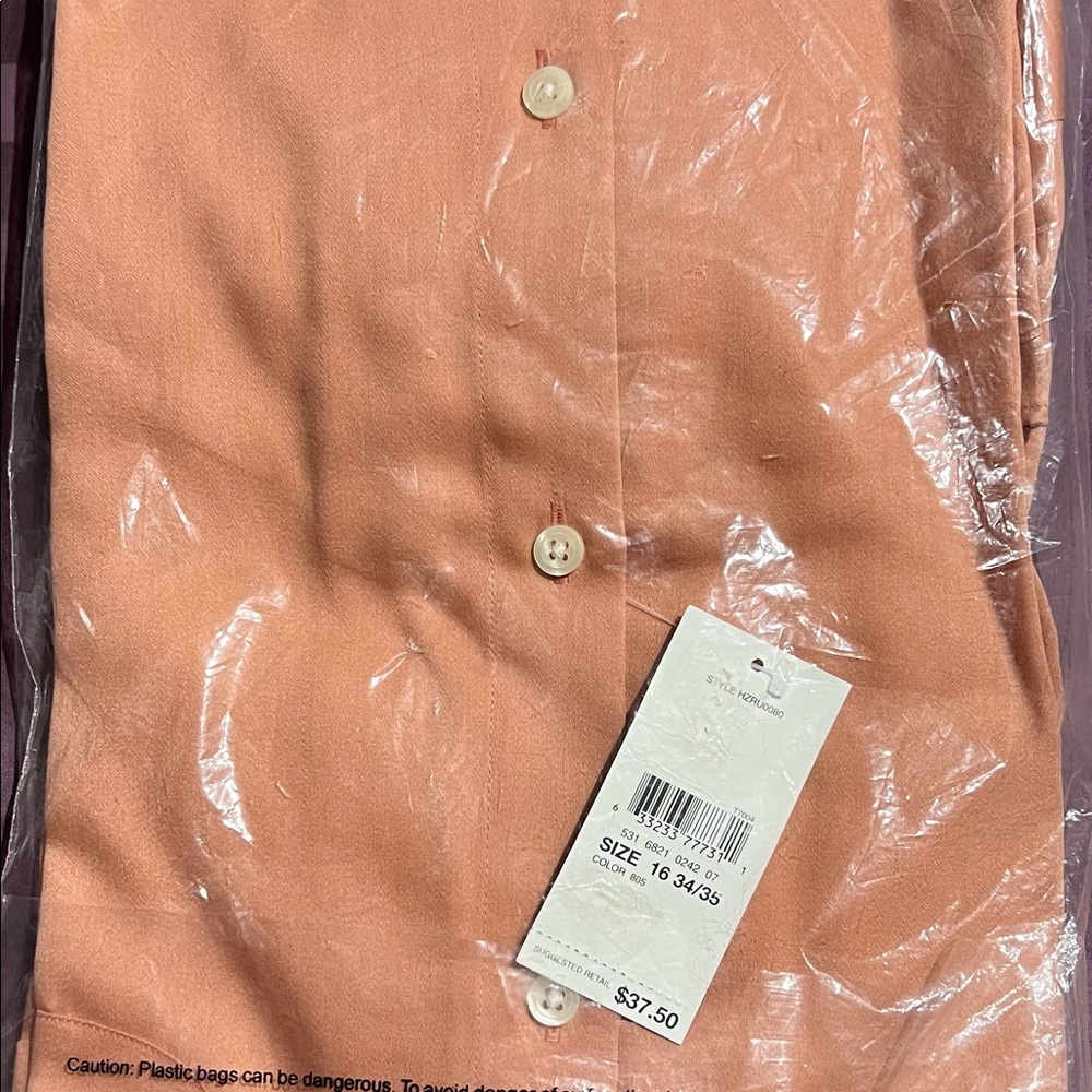 CRAZY HORSE BY CLAIBORNE MENS DRESS SHIRT SIZE 16.34/35
